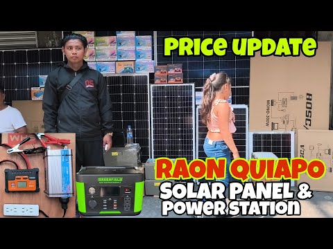 RAON QUIAPO BILIHAN NG MGA POWER STATION AT SOLAR PANEL PANG DIY! MAGKANO NGA BA?