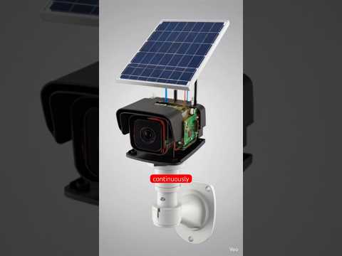🔋☀️No electricity? No problem!Solar Powered CCTV Cameras keep your home safe 24/7 Smart security 📹
