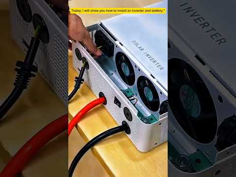 Haw To Install A Solar Charger Controller & Inverter!⚡☀️
