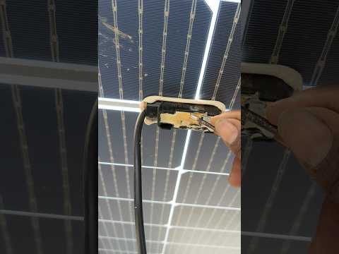 solar panel ke divorce theek kaise karen #viral #trending #electrical #trending