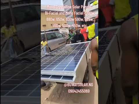 Mono Crystalline Solar Panels – Bi-Facial and Mono Facial – 700w, 680w, 650w, 600w 590w, 585w, 550w