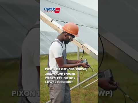PIXON’s G12 & G12R Solar Panels | For Residential & Commercial Projects | Order with Onyx Siri Solar