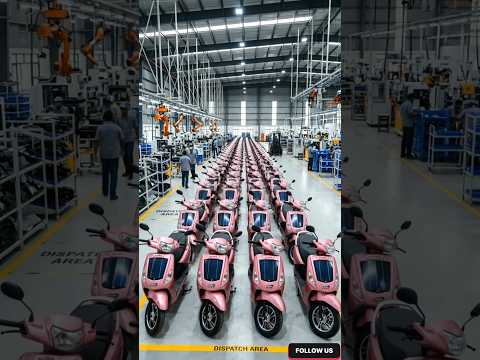 Solar Scooter Factory! No Fuel Needed 😱☀️ Concept Video