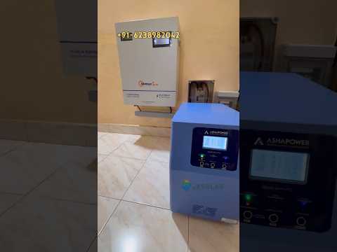 5KVA SOLAR OFFGRID SYSTEM|ASHAPOWER 6048|PREMIUM SOLAR INSTALLATIONS|#jksolar #shorts