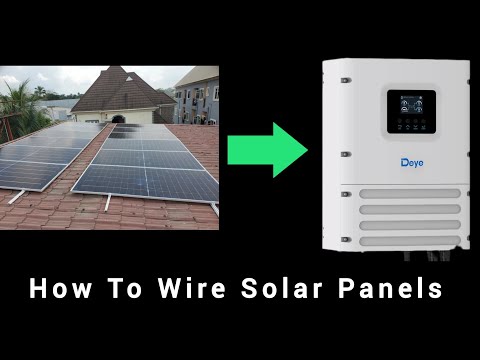 How to Wire 12 Solar Panels to Deye 6kW Inverter (Step-by-Step for Beginners)