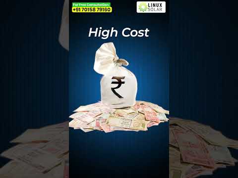 24 Ghante Bijli FREE! ☀️ Solar Micro-Grid & LFP Battery Revolution | Linux Solar #shorts