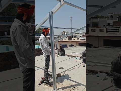 🔥ongrid plant 🔥#trending #construction #viral #shortsfeed #solarpanels #nonfollowers #funny #comedy