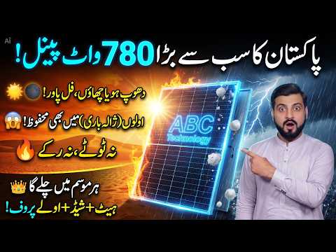 Sab Se Bara 780W Solar Panel 😳 AIKO ABC Technology | Hail Storm Proof Panel Pakistan 😱 AIKO 780W