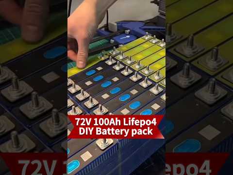 72V 100Ah Lifepo4 DIY battery pack for tricycle forklift solar power
