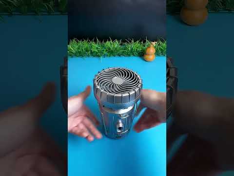 Solar-Powered Lantern with Fan