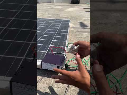 Zun solar 12v 200 watt solar panal load test
