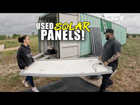 Easy DIY Off Grid Solar Panel Installation | Used Panels