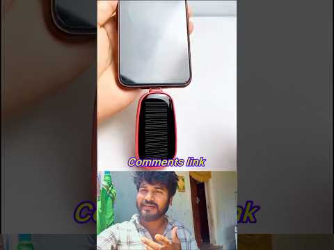 Solar☀️Power bank keychain