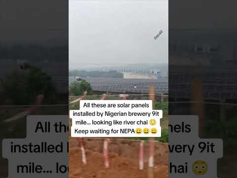 Nigerian Brewery Installs Solar Panels—But Why Does It Look Like the Ocean?