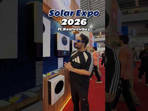 Biggest Solar Expo in Lahore #realwowboy #aedatukamedian