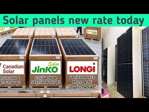 Longi,Jinko, Canadian Solar Panel New rate | Solar Panel updated Price in Pakistan 23 April 2026