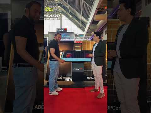 Live Solar Panel Testing in Lahore Expo | Aiko vs TopCon