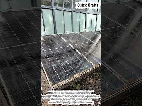 Satisfying Solar Panel Cleaning Robot! ☀️🤖 #Tech#shorts