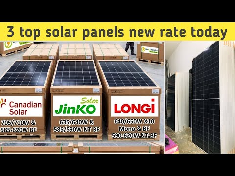 Longi,Jinko, Canadian Solar Panel New rate | Solar Panel updated Price in Pakistan 25 April 2026