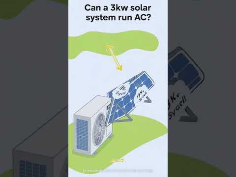 Can a 3kW solar panel run AC #top10 #shortsviral #shortfeed #solarpower #yt
