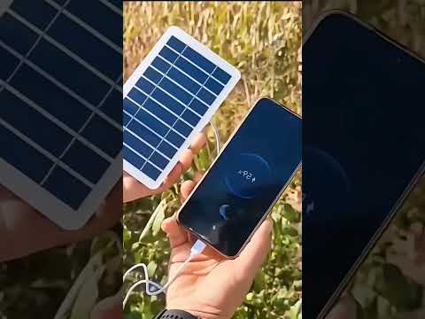 Dead Phone Battery? NO WORRIES! 📱 This Portable Solar Panel SAVES You  #ytshorts #viralvideo