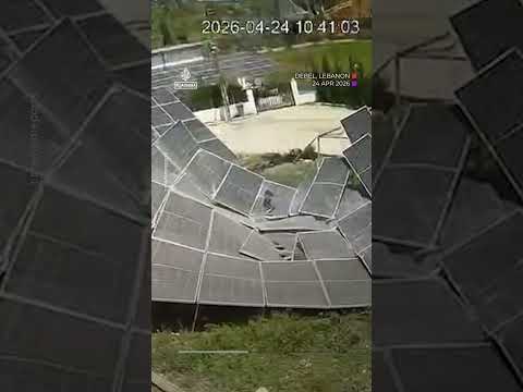 Israel destroys solar panels in south Lebanon