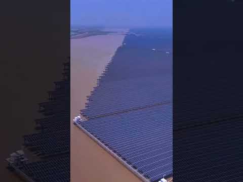China’s Floating Solar Farm 🌊⚡ | समुद्र पर बना दुनिया का सबसे बड़ा Solar Power Project!  #mrdeepraj