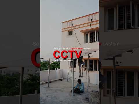 Hybrid solar CCTV keeps your property protected 24/7 without interruption | Arjun Solar Power