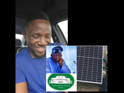 Oboy see solar panels in aso rock