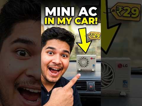Car ke liye Mini AC mangwaya! ❄️ Solar Car Air Freshener Test