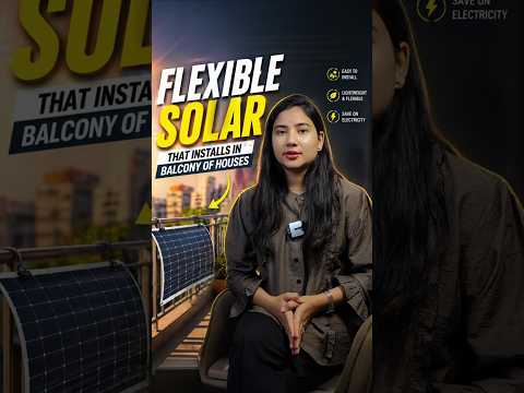 Flexible Solar Panel 😳 Balcony Mein Bhi Install Ho Sakta Hai!
