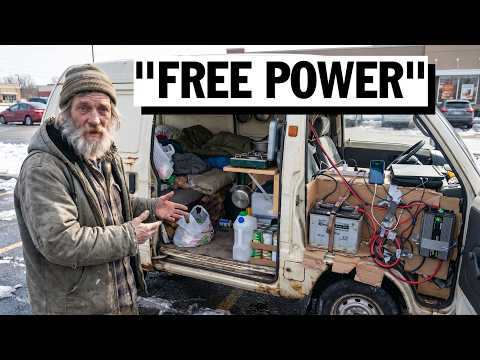 How Homeless People Get Free Power In A Van Without Solar Panels