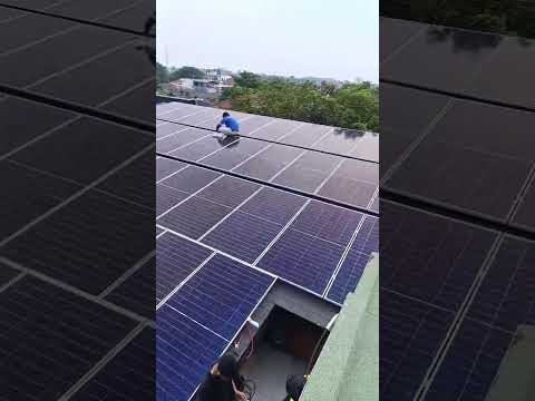 Alhamdulillah Solar Panel 31.000Wp terinstal sempurna di kembangan Jakarta