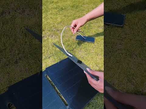 30W Folding Solar Panel | High Efficiency BC Cell Factory Direct #solarmanufacturing #odm