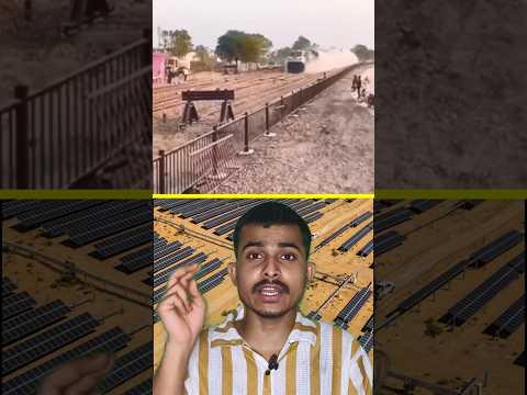 Damage caused after installing solar panels on railway tracks🛤️