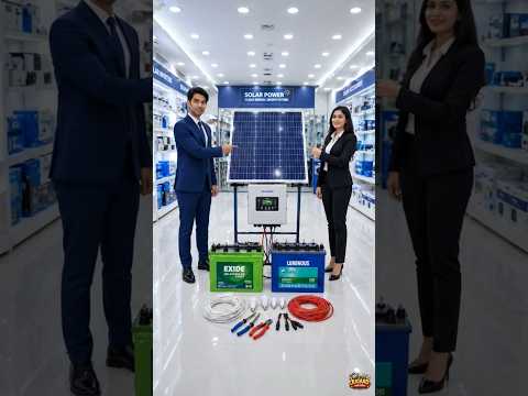 Solar Power Backup System ☀️⚡ अब इन्वर्टर नहीं, घर में आएगी फ्री बिजली #solarpower #jugaadfactoryyt