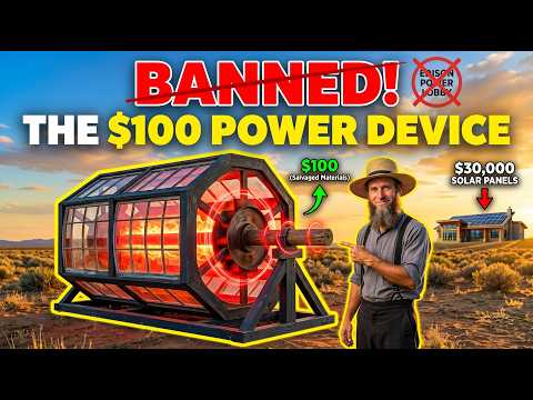 This $100 Amish “Solar-Engine” Beats $30K Solar Panels. Why Is It Banned?