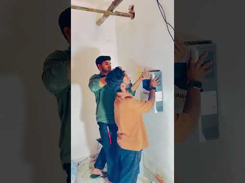 6.2 hybrid Solar inverter install #viral #youtubeshorts #shorts #solar