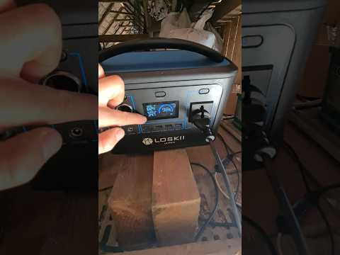 #Makita #Battery charging from 500W Power bank, Charged by 100W #Solar Panel
