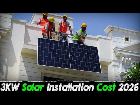 3Kw On-Grid Solar Step-By-Step Installation for Home | Solar Panel Installation for Home