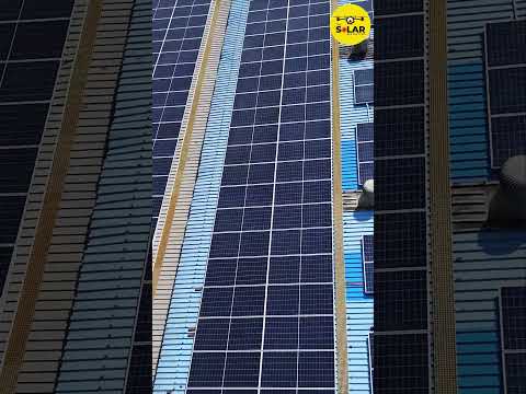 875 KW Industrial Rooftop Solar Plant | RenewSys Solar Panels