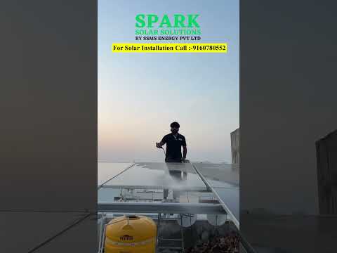 Solar Panel Cleaning Tips for Maximum Output | Spark Solar Solutions by SSMS Energy Pvt Ltd