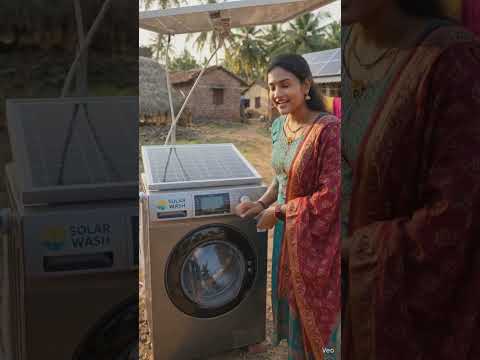 solarpower washing machine 💥 #tranding #shortvideo #short #shortsviral