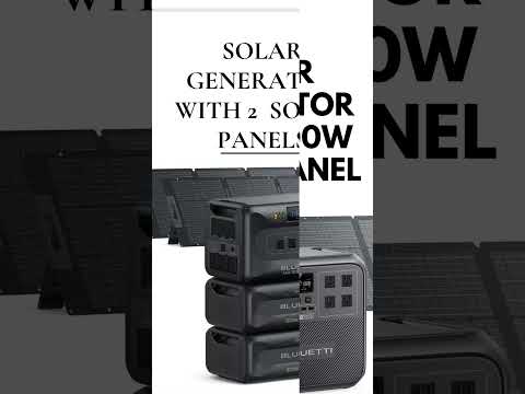 the best portable power station with solar panels for home
