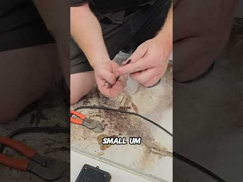 What We Found Under a Solar Panel – Undersized Inefficient Wiring