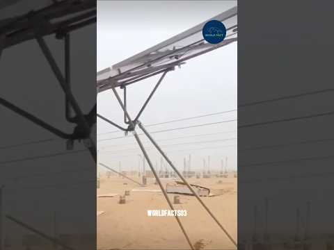 The Moving Solar Panels of the Desert  #shorts #trending #automobile