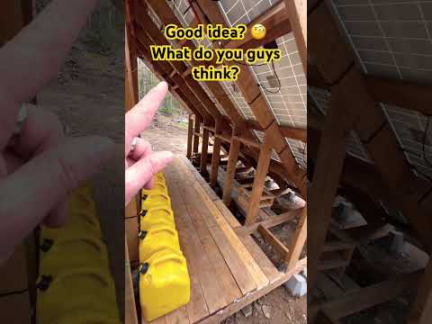 Turning the Space Under My Solar Panels Into Storage ⚡🌲#OffGrid #SolarPower #diybuild