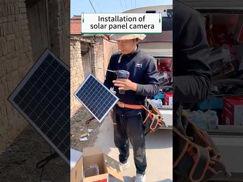 Our solar panels are highly suitable for use with cameras #solarpanel #solarsavings