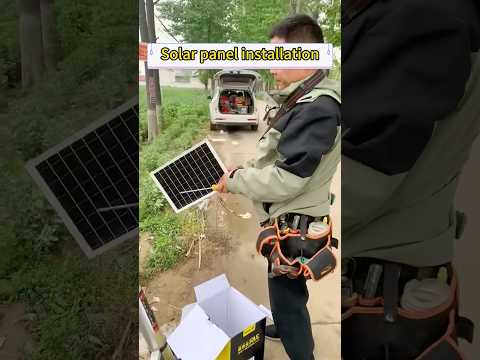 This solar panel is highly suitable for use with cameras in the wilderness #solarpanel #solarsavings