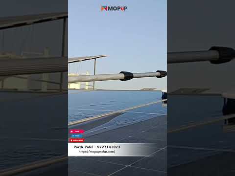 Solar Panel Cleaning Brush Kit for Rooftop Solar Panels | MOPUP Solar